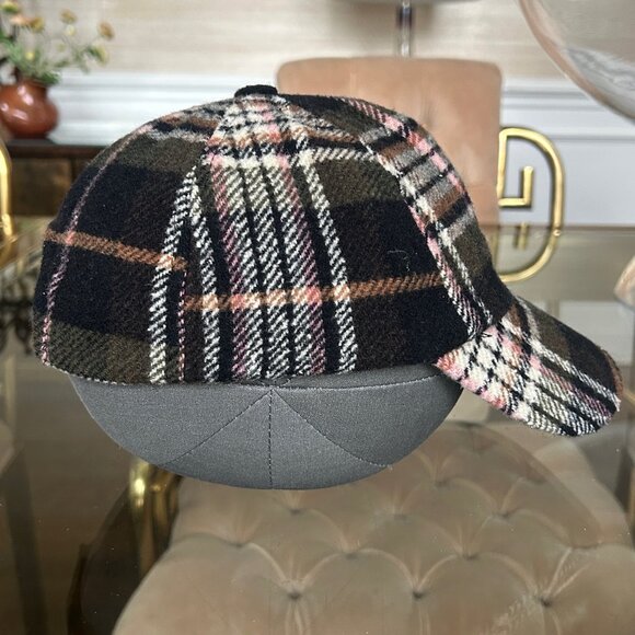 Isabel Marant Tyron checked baseball cap main image 9